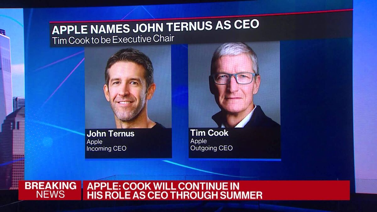 Ternus to become apple ceo cook takes executive ch